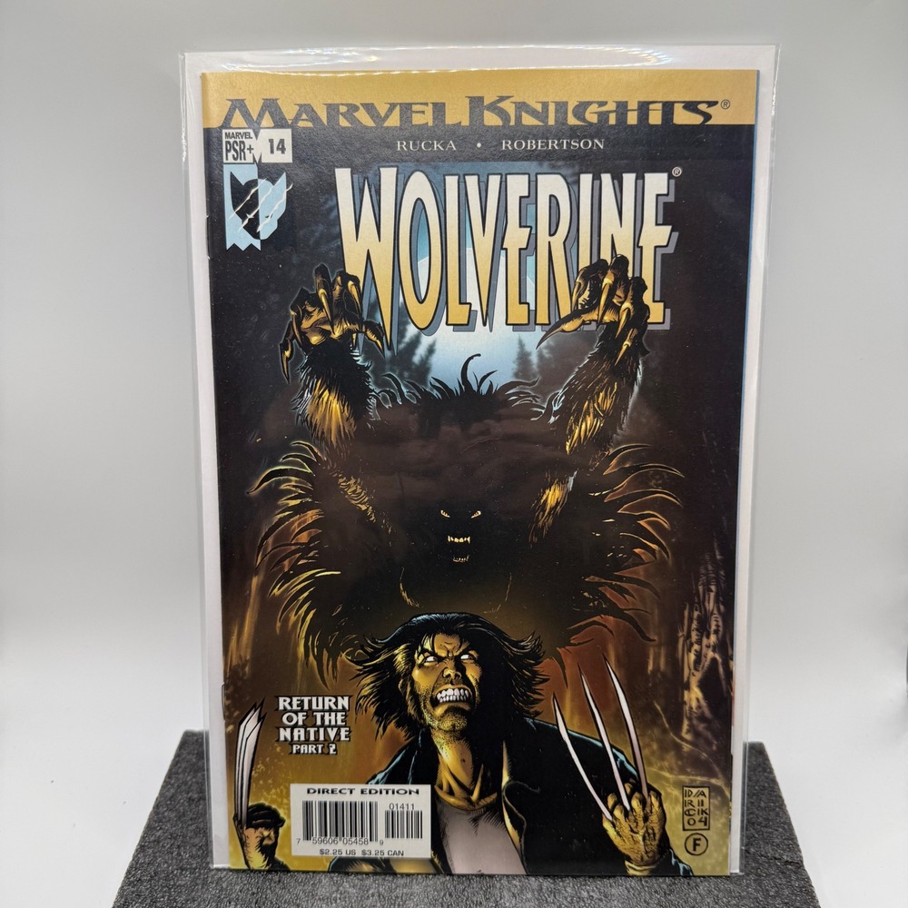 Marvel Knights Wolverine 14 Return of the Native Part 2 Rucka Robertson 2004